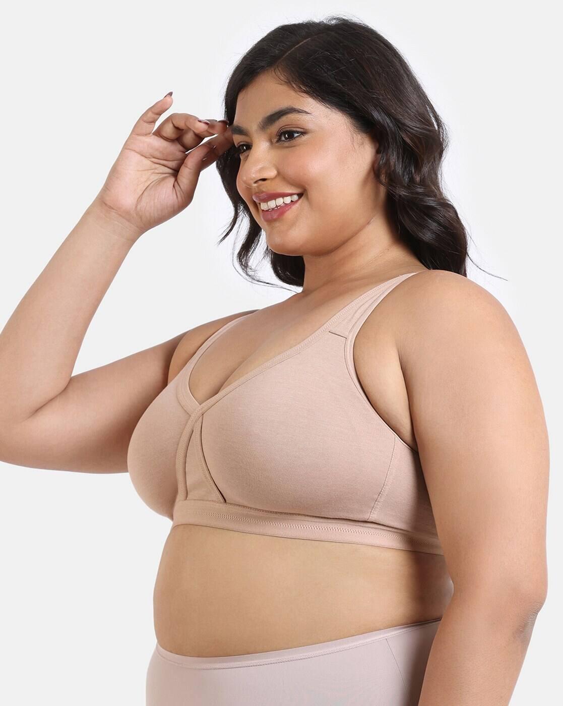 True Curv Double Layered Non-Wired Full Coverage Super Support Bra