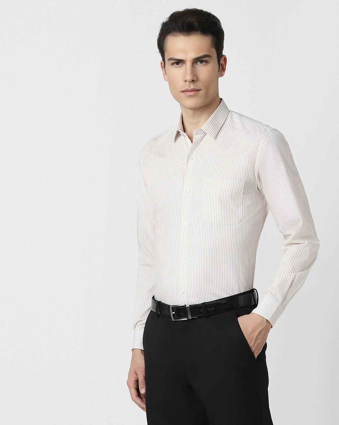 Men Striped Slim Fit Shirt