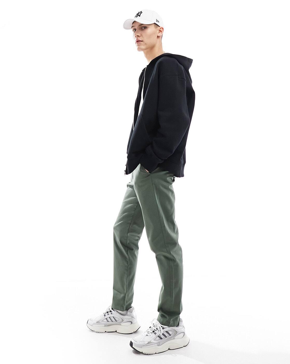 ASOS MEN TROUSERS & PANT, KHAKI, W36 L32