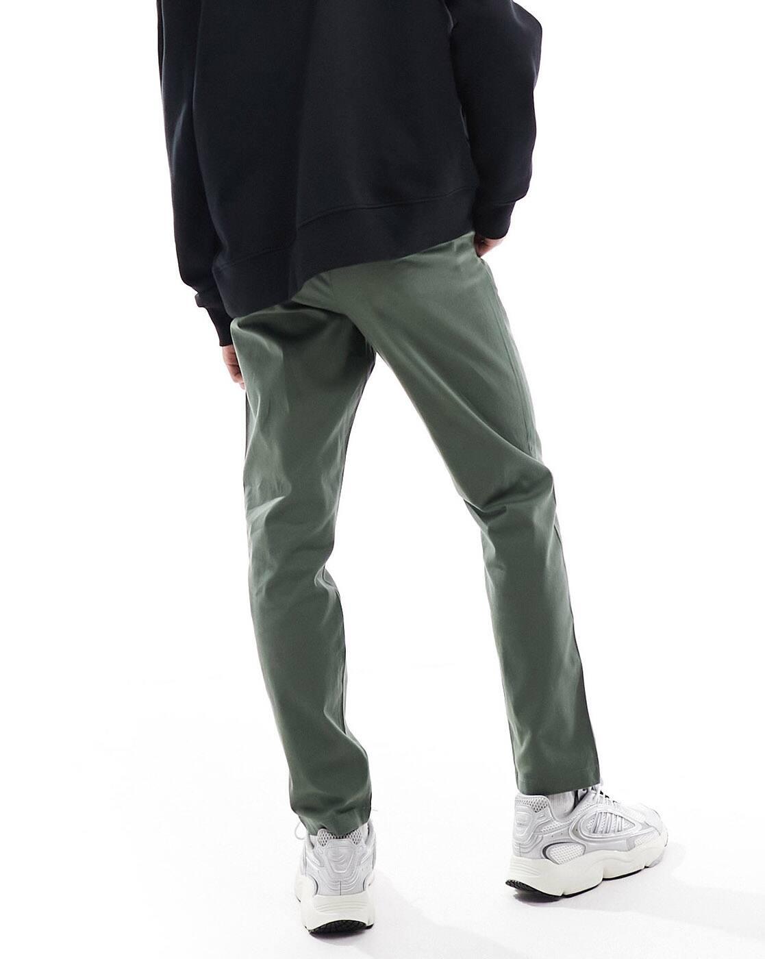 ASOS MEN TROUSERS & PANT, KHAKI, W36 L32