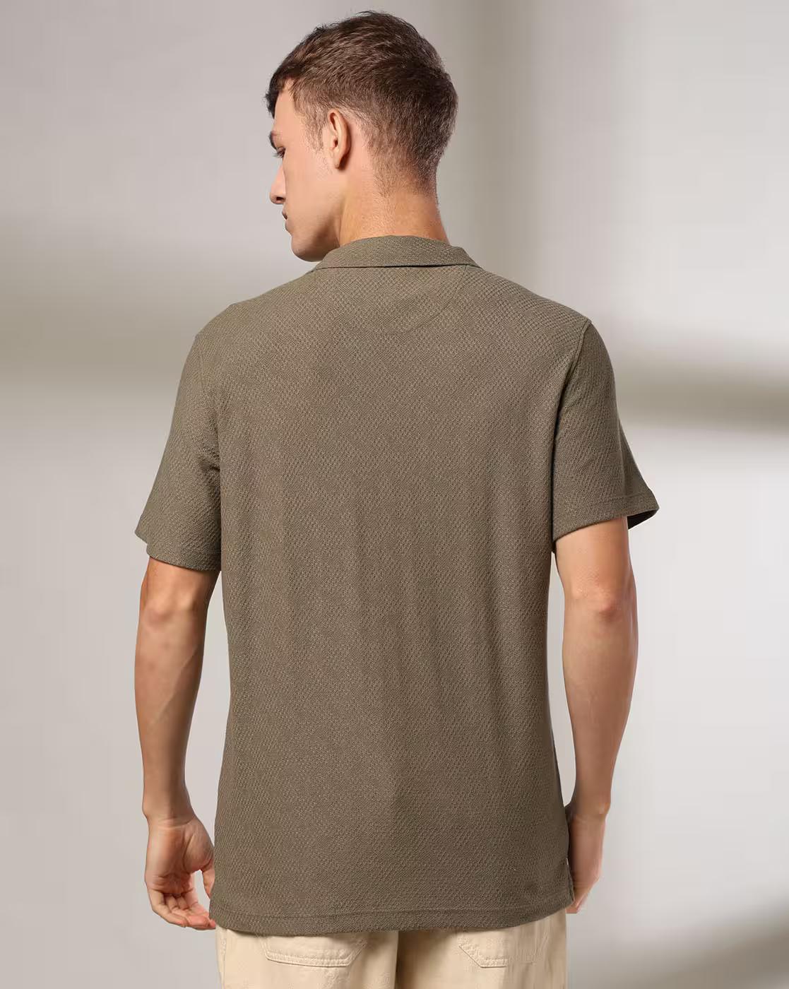 Men Patterned Relaxed Fit Shirt