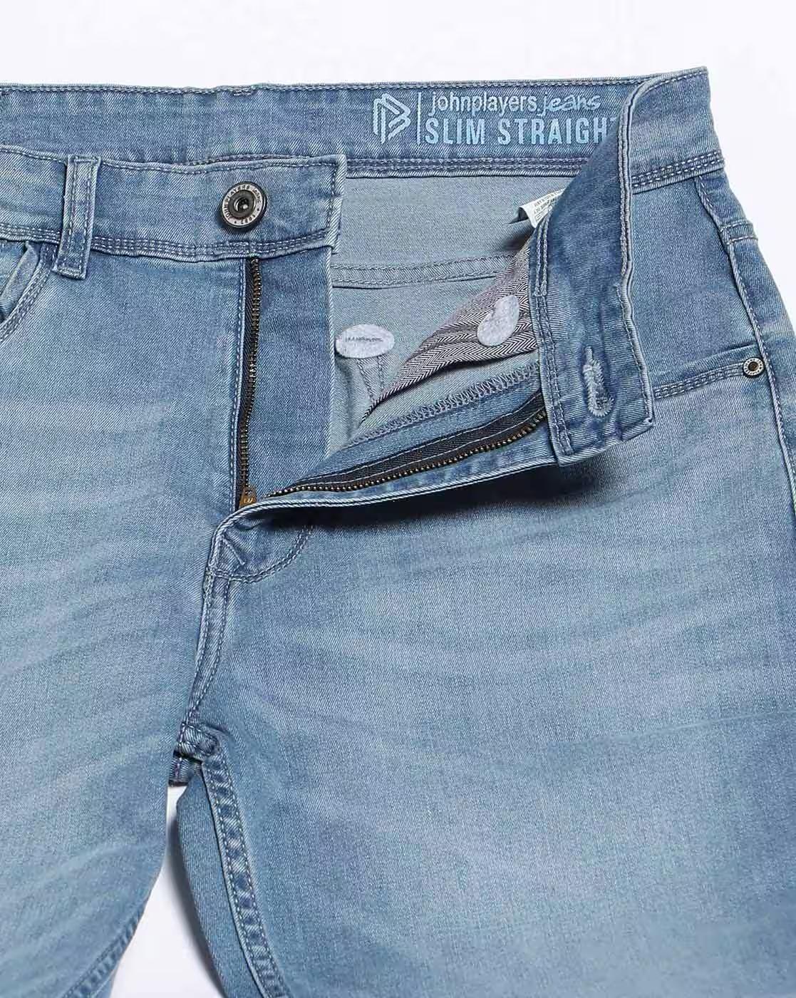 Men Mid-Wash Slim Fit Jeans