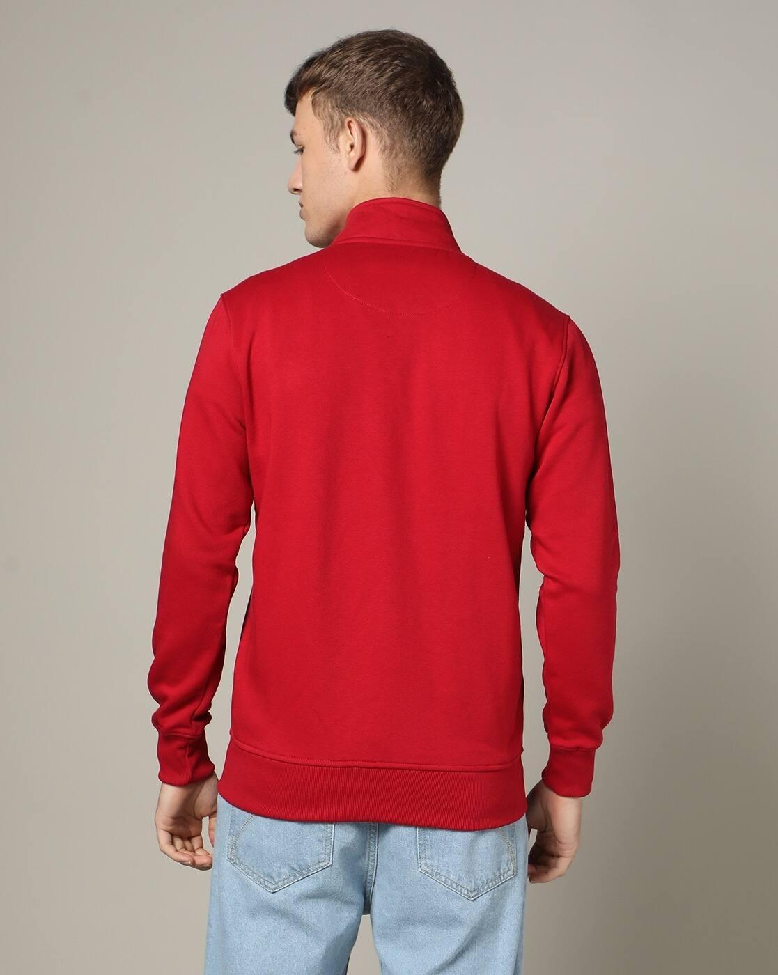 Men Typographic Print Slim Fit Sweatshirt