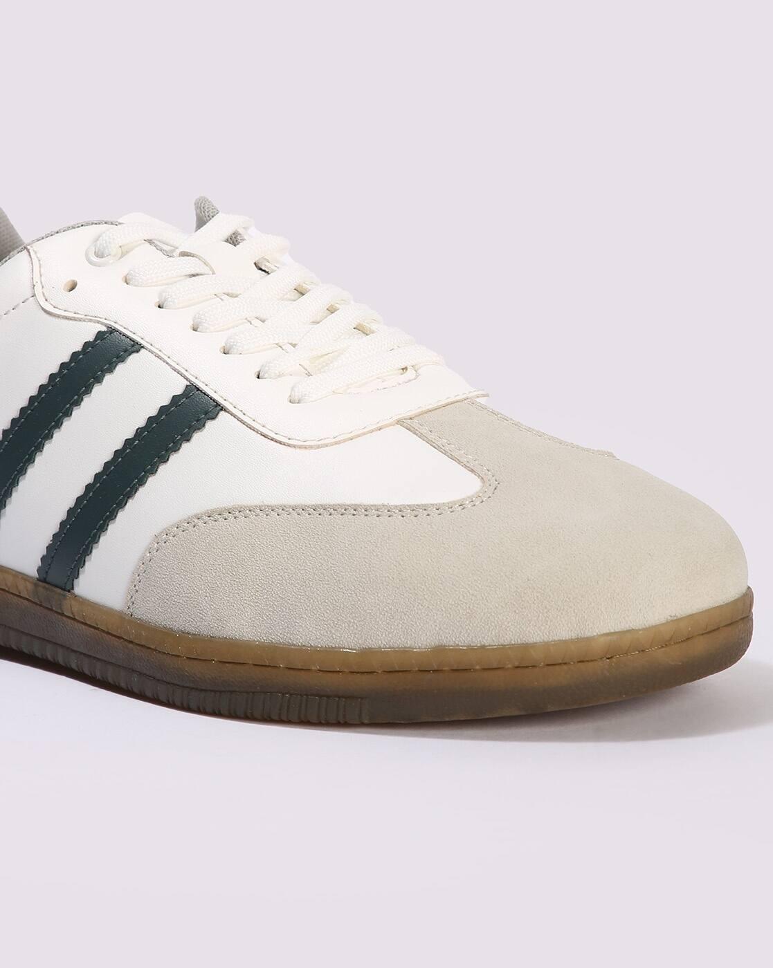 Men Round-Toe Lace-Up Sneakers