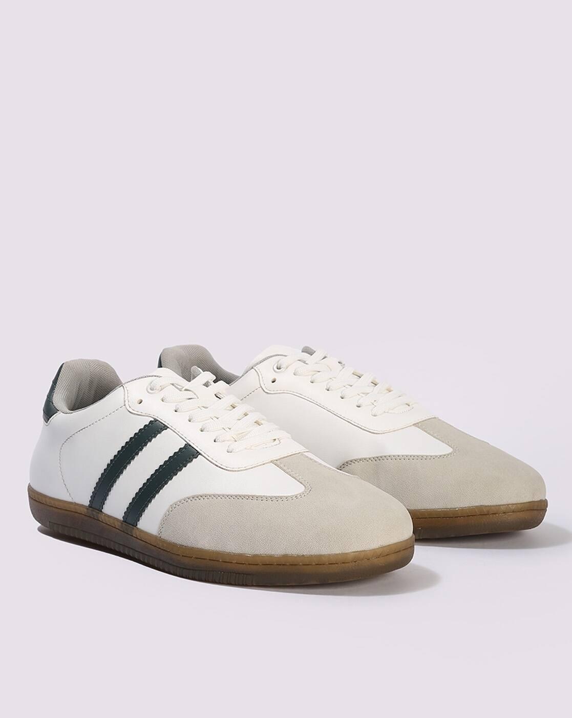 Men Round-Toe Lace-Up Sneakers