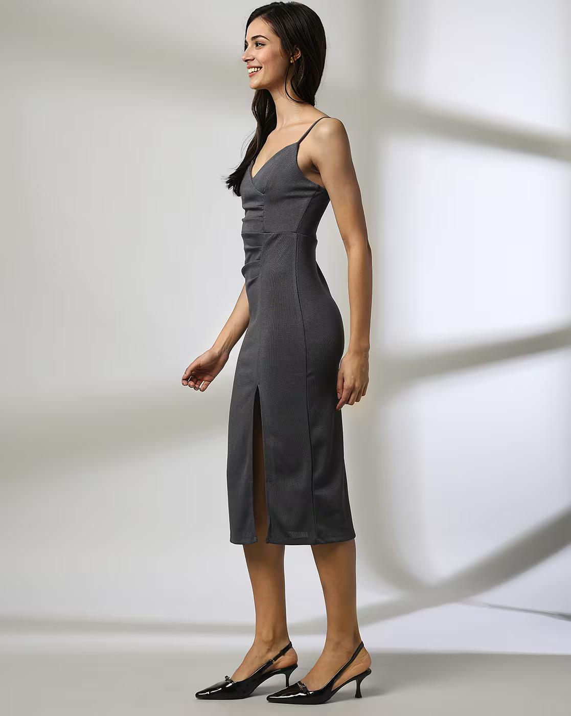 Women Midi Sheath Dress