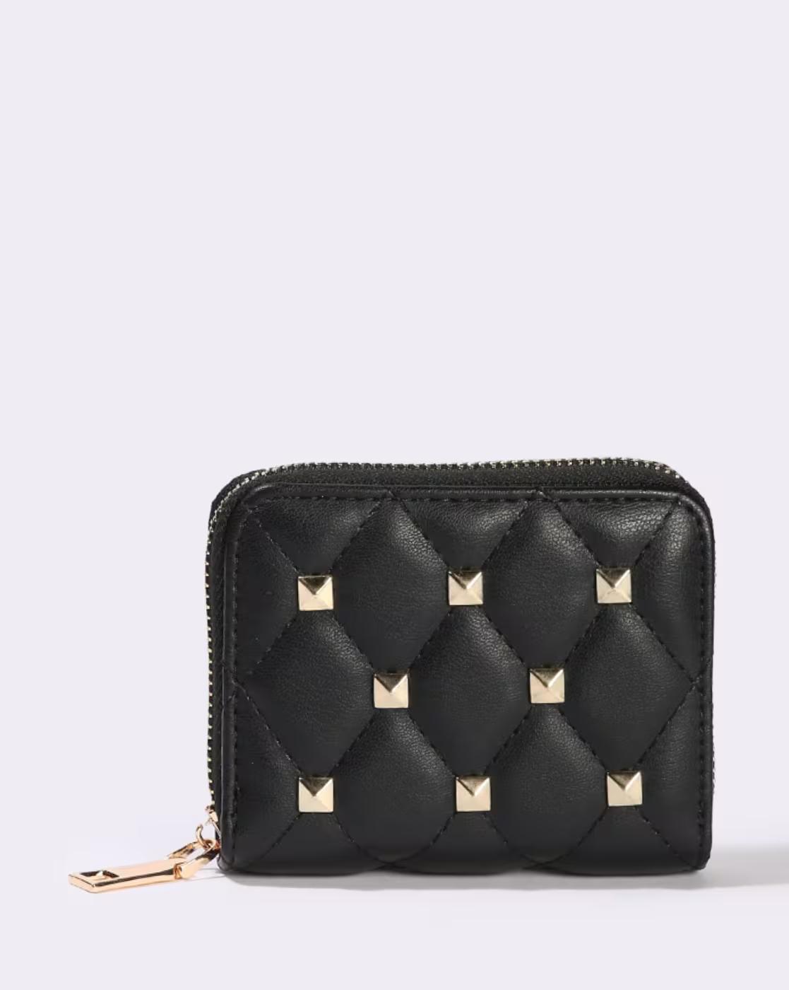 Women Quilted Zip-Around Wallet