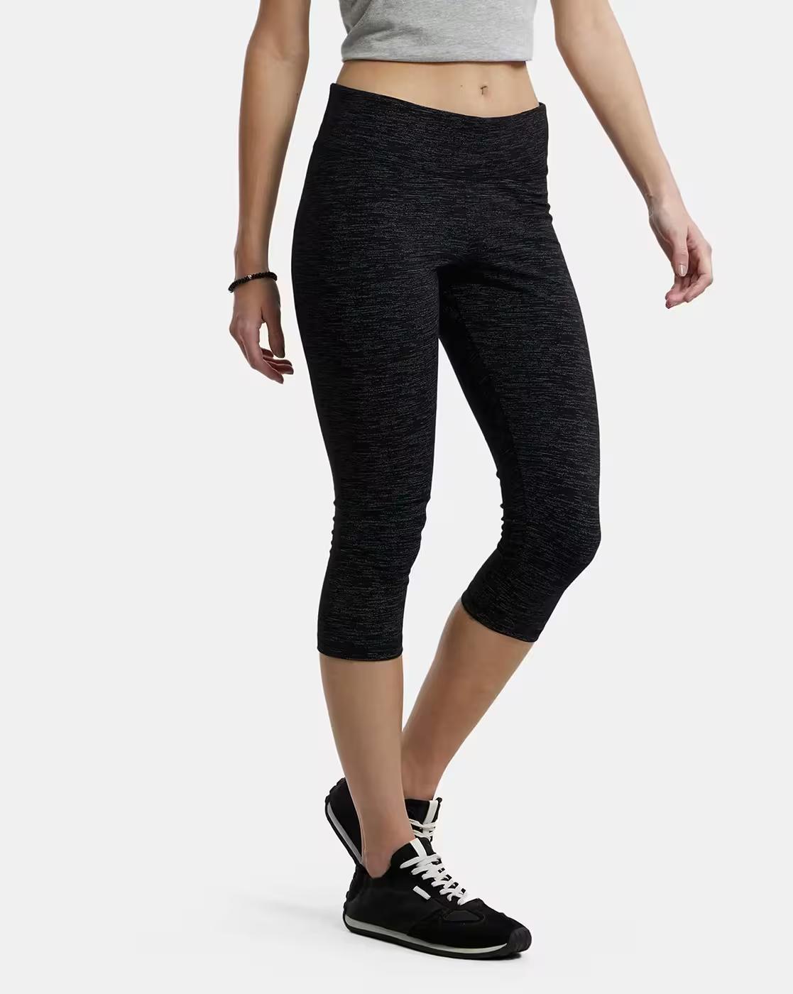 1391 Super Combed Cotton Elastane Stretch Slim Fit Capri with Ultrasoft Waistband