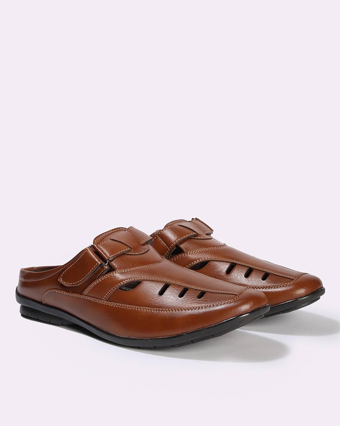 Men Slip-On Mules with Laser Cut