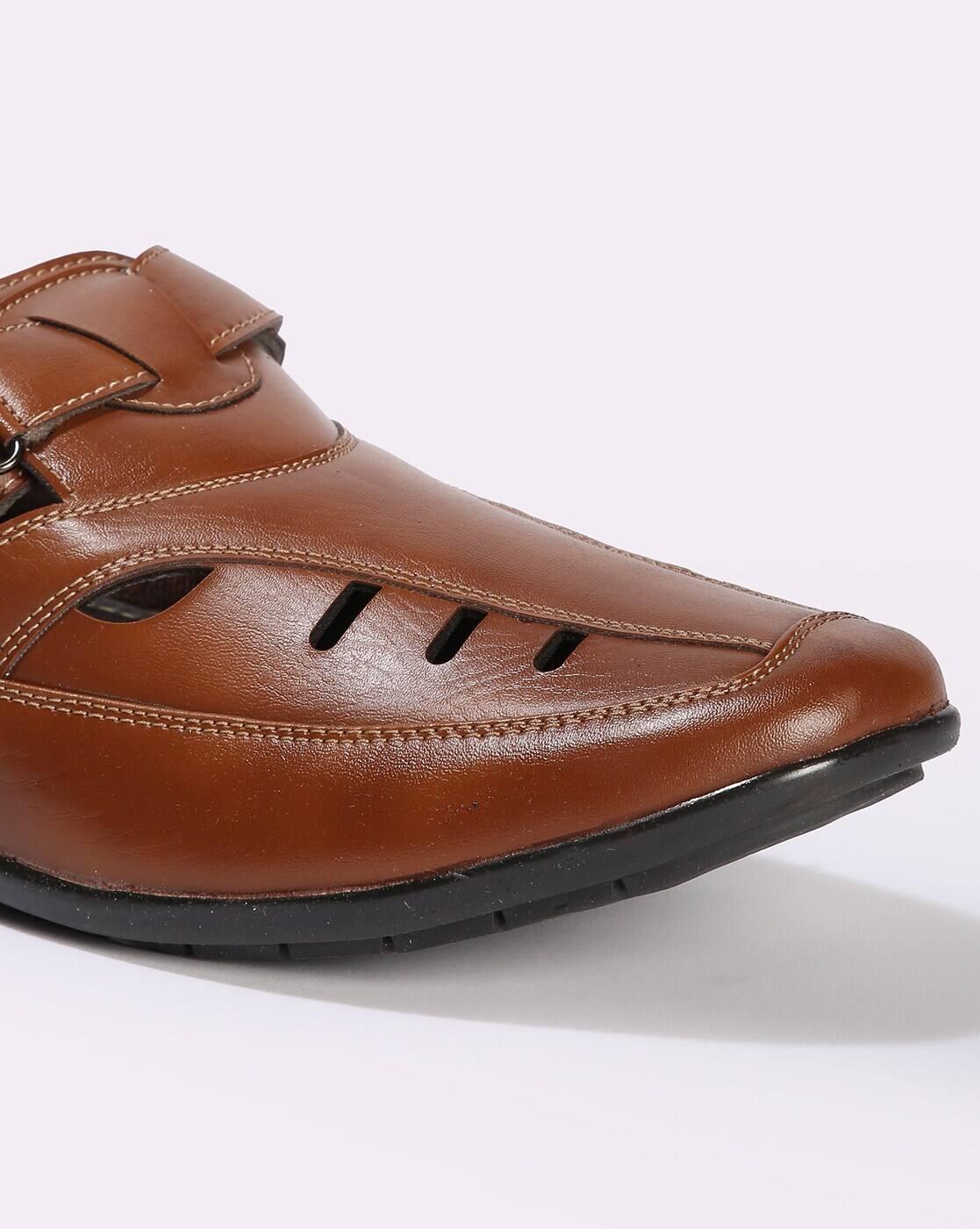 Men Slip-On Mules with Laser Cut