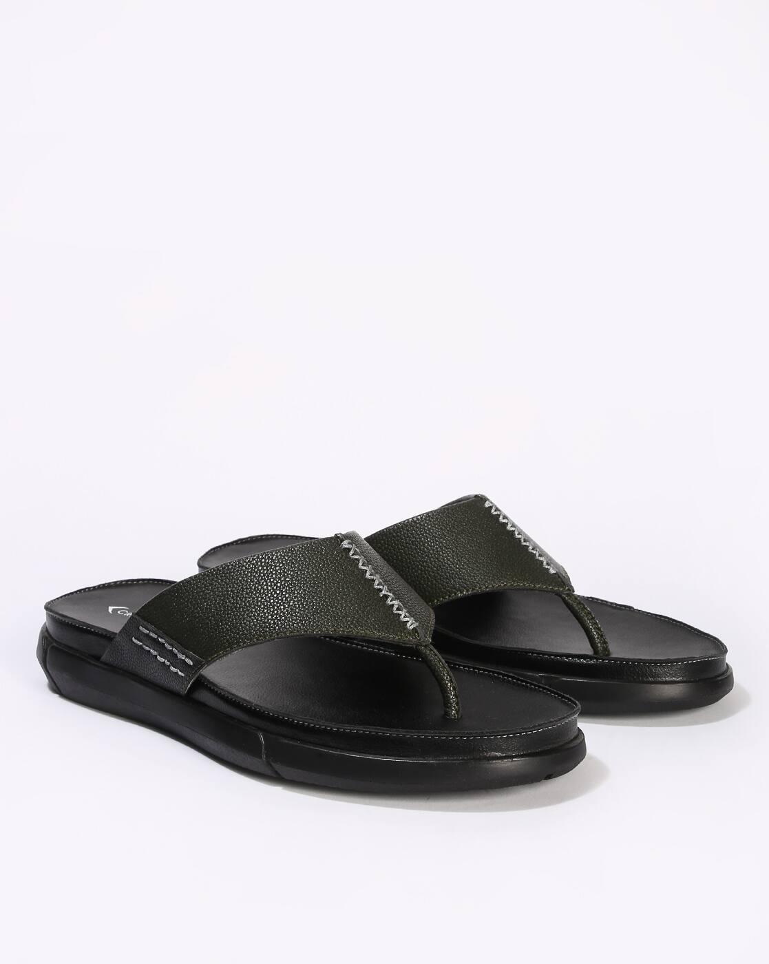 Men Slip-On Thong-Strap Sandals
