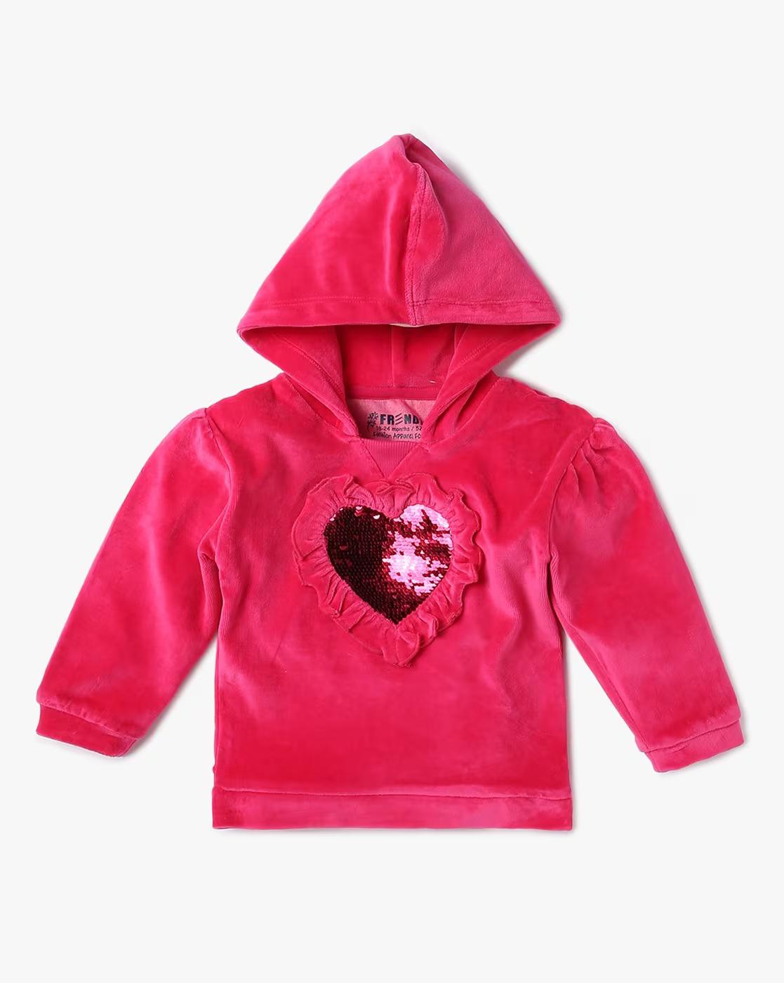 Girls Embellished Hoodie & Joggers Co-Ord Set