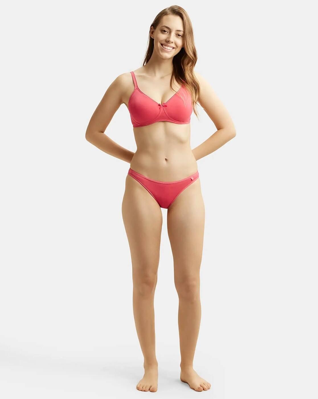 1722 Women Everyday Bra Wirefree Non-Padded Super Combed Cotton with Concealed Shaper Panel