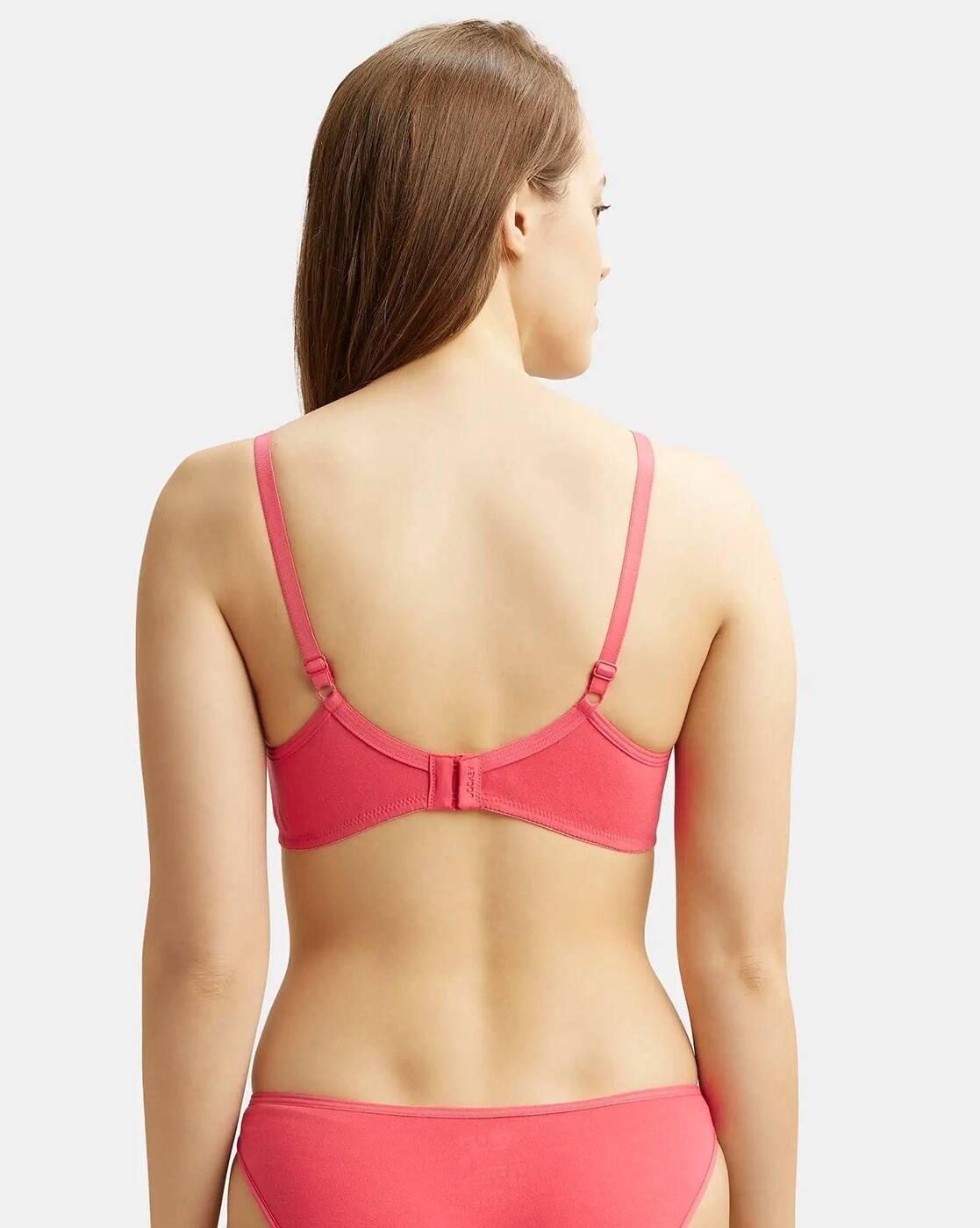 1722 Women Everyday Bra Wirefree Non-Padded Super Combed Cotton with Concealed Shaper Panel