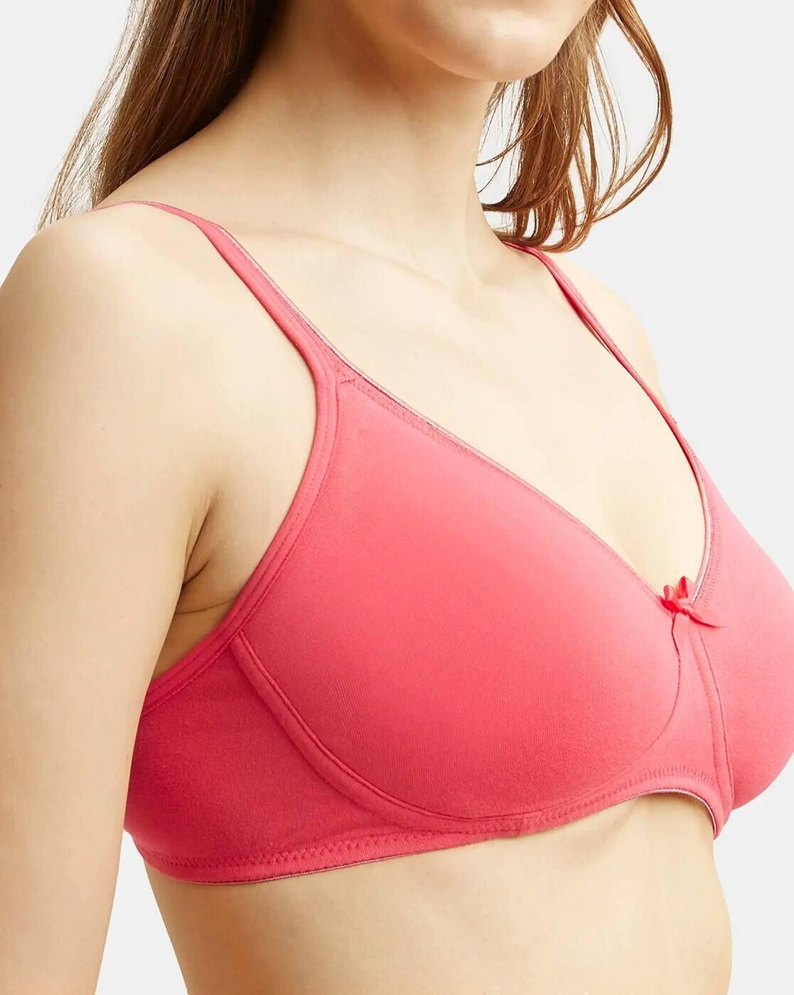 1722 Women Everyday Bra Wirefree Non-Padded Super Combed Cotton with Concealed Shaper Panel