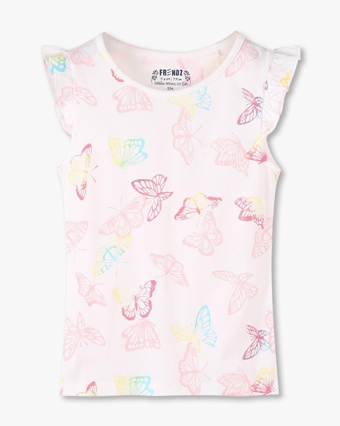 KG FRENDZ TSHIRTS, WHITE, 2-3Y