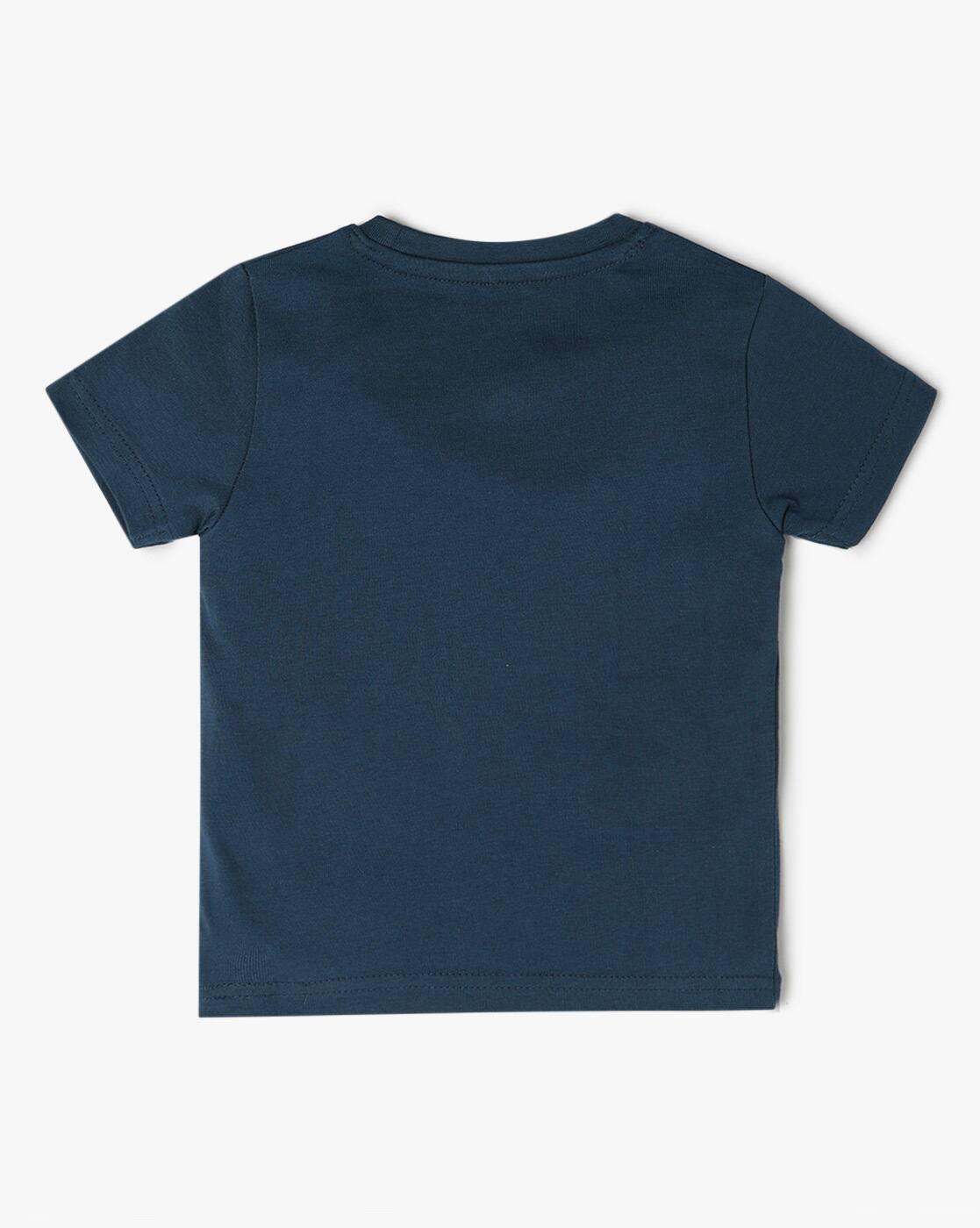 SPONGEBOB TEE, NAVY, 12-18M