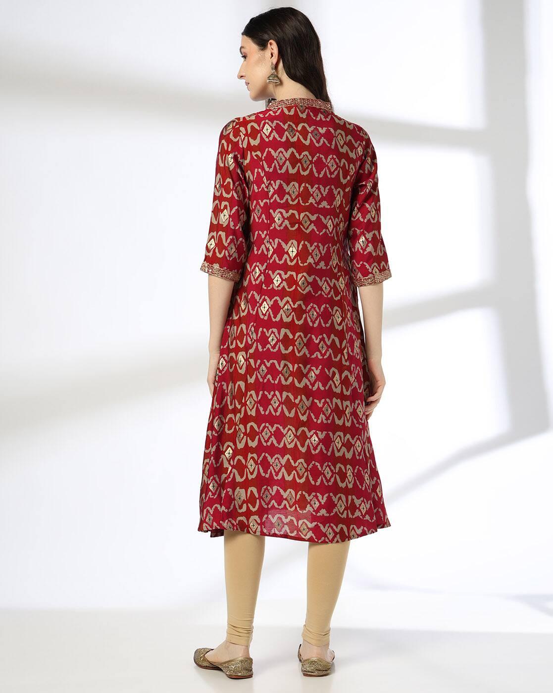 Women Printed A-Line Kurta