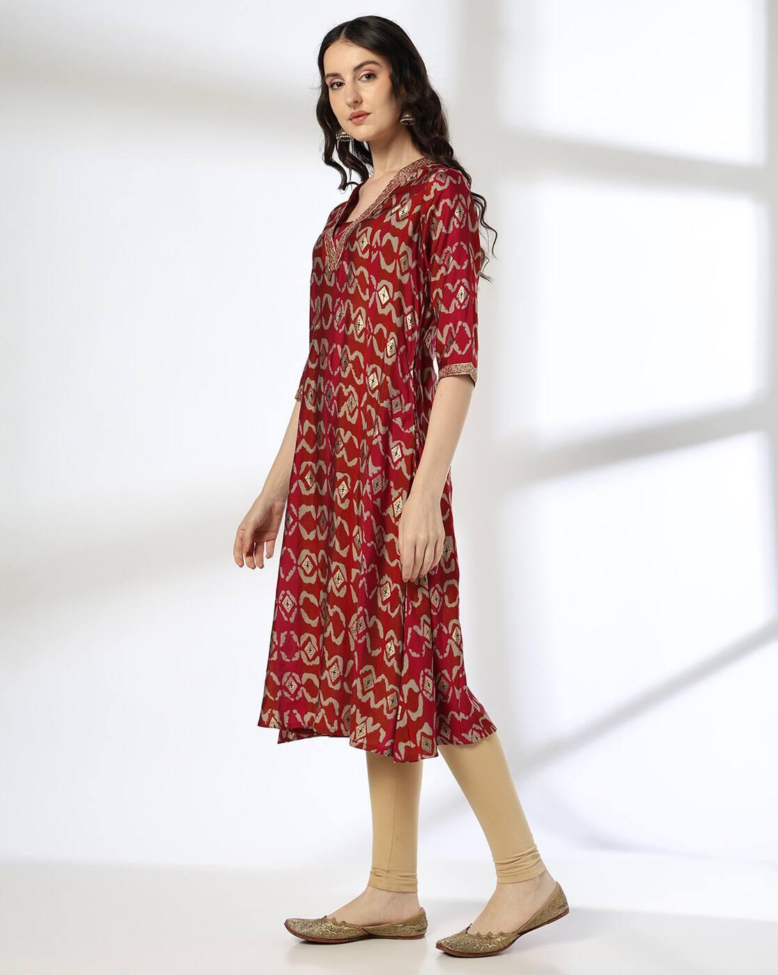 Women Printed A-Line Kurta