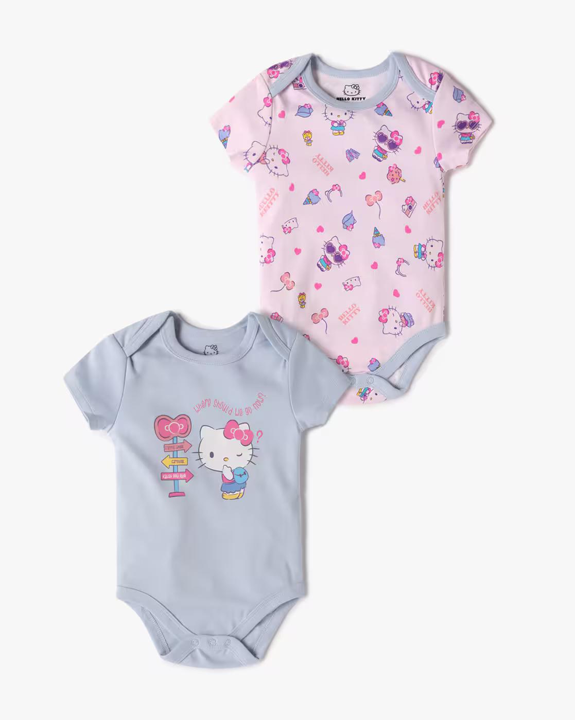HELLO KITTY PACK OF 2 RO, ASSORTED, 6-9M