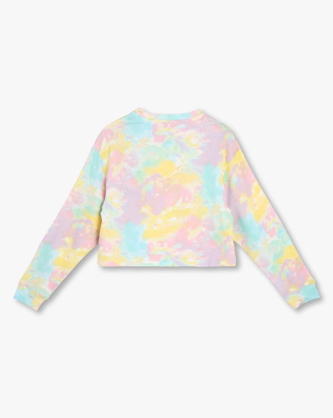 Girls Tie & Dye Relaxed Fit Sweatshirt