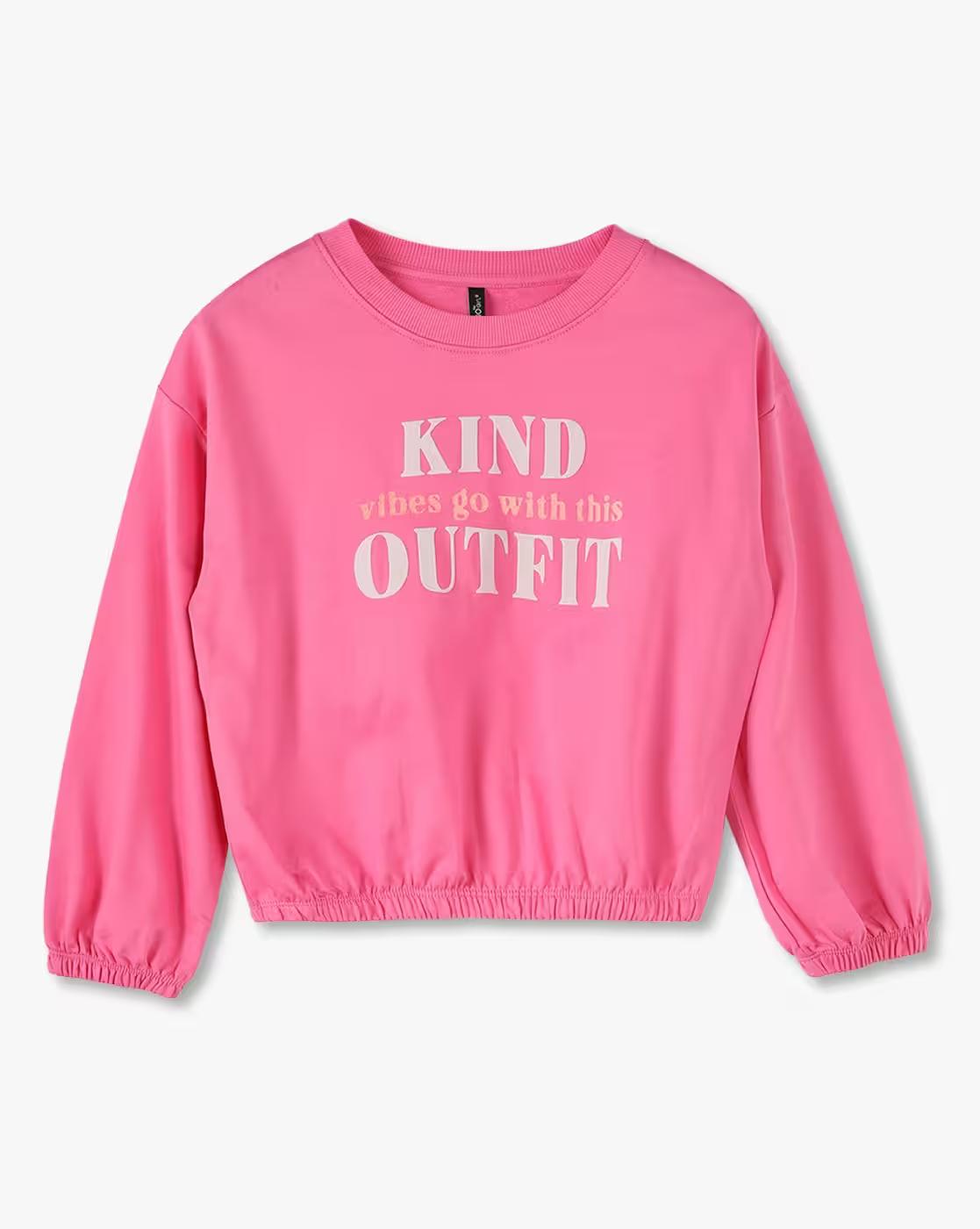 Bluson sweatshirt, PINK, 11-12Y