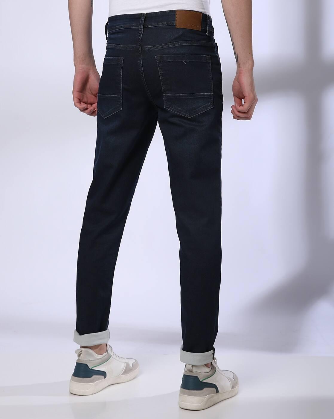 Men Mid-Rise Slim Tapered Fit Jeans