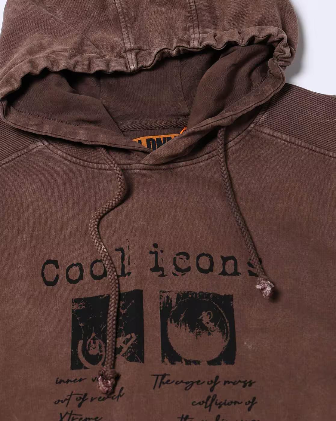 Men Printed Slim Fit Hoodie
