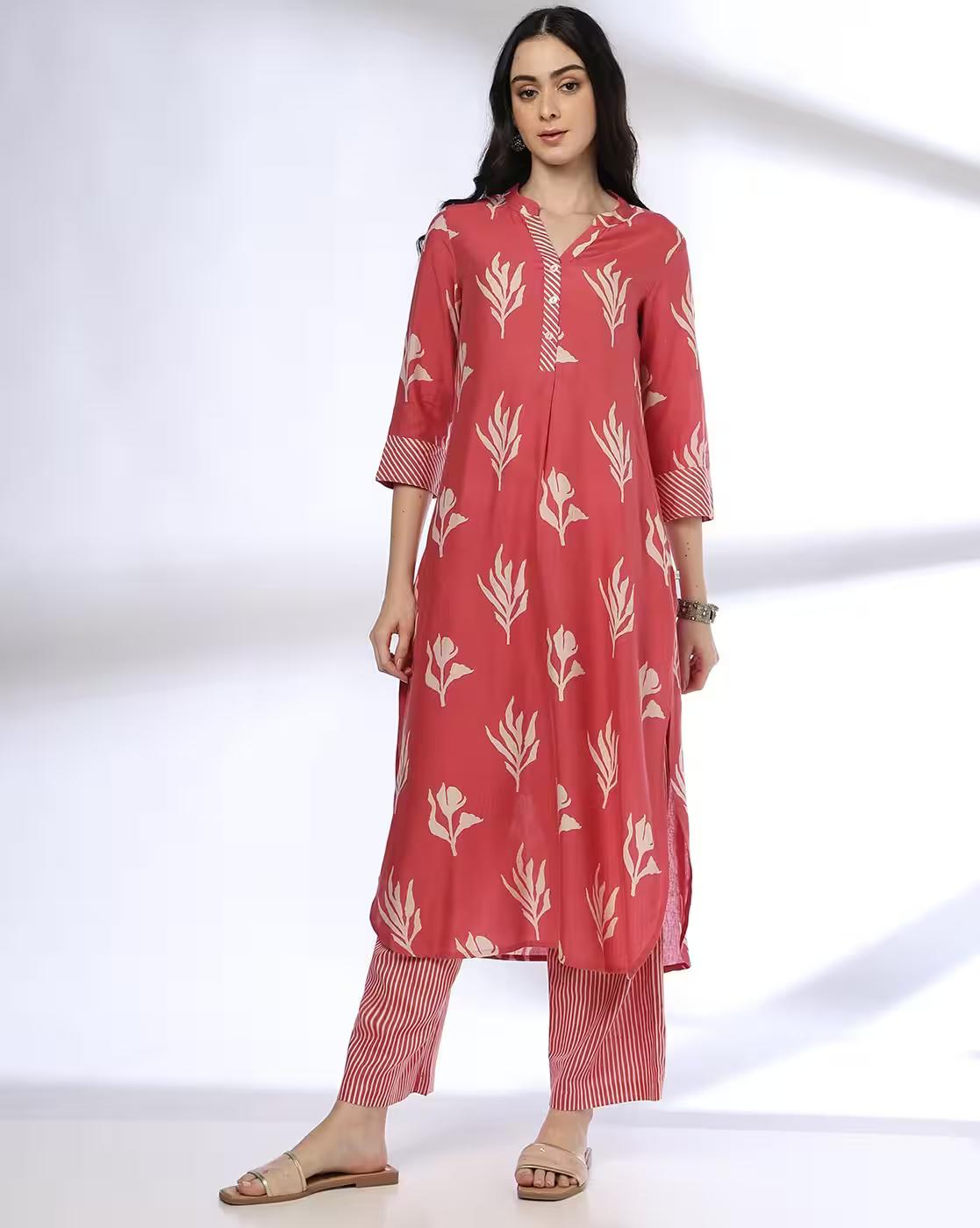 Coral Big Abstract, CORAL, L