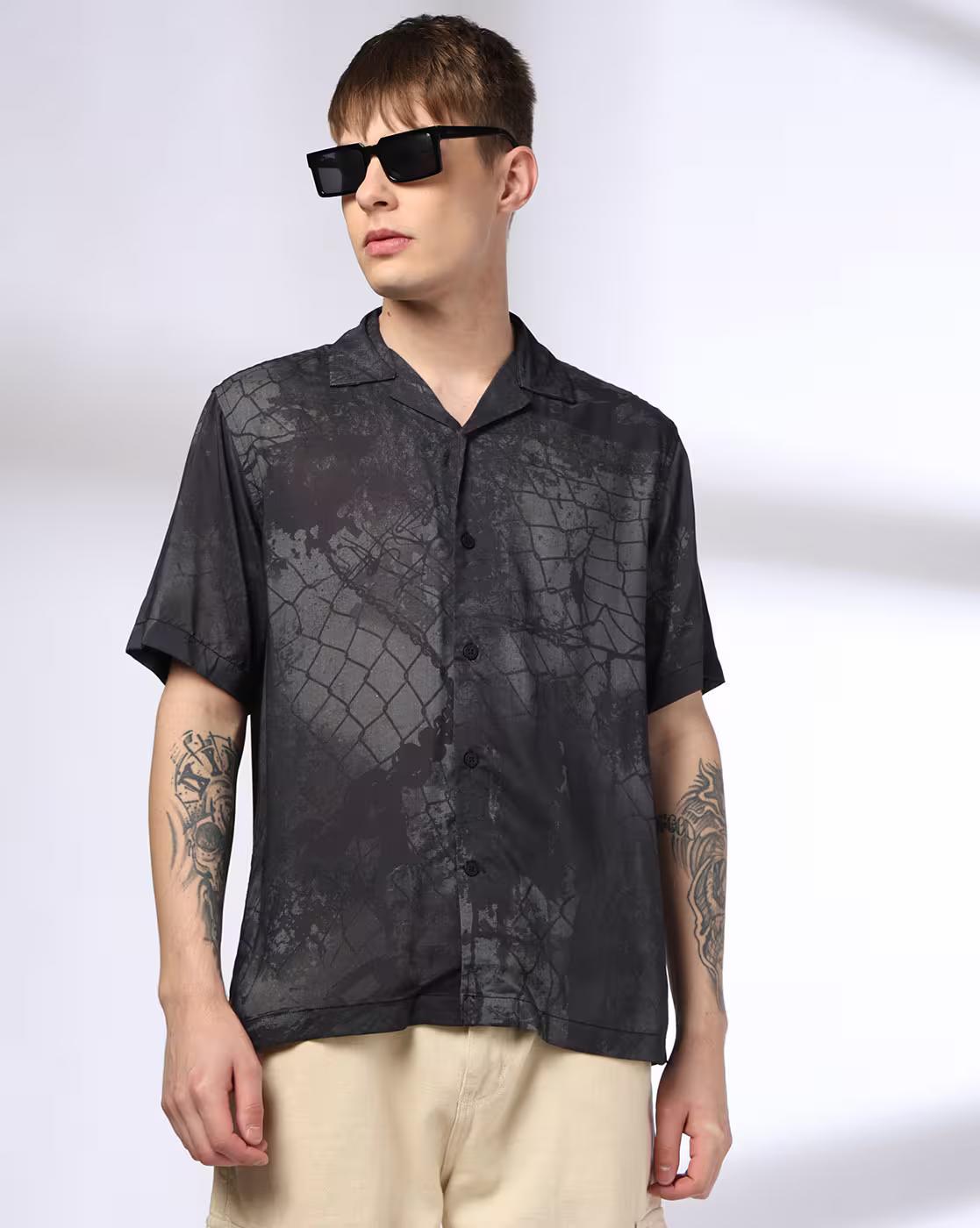 Men Printed Resort Fit Shirt