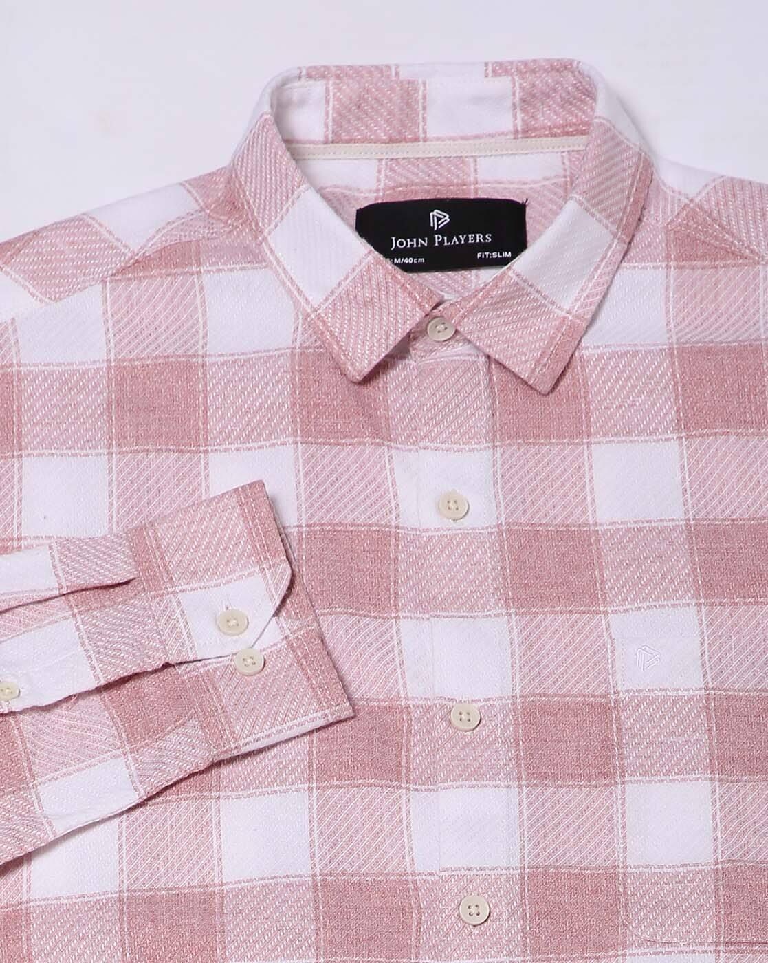 Men Checked Slim Fit Shirt