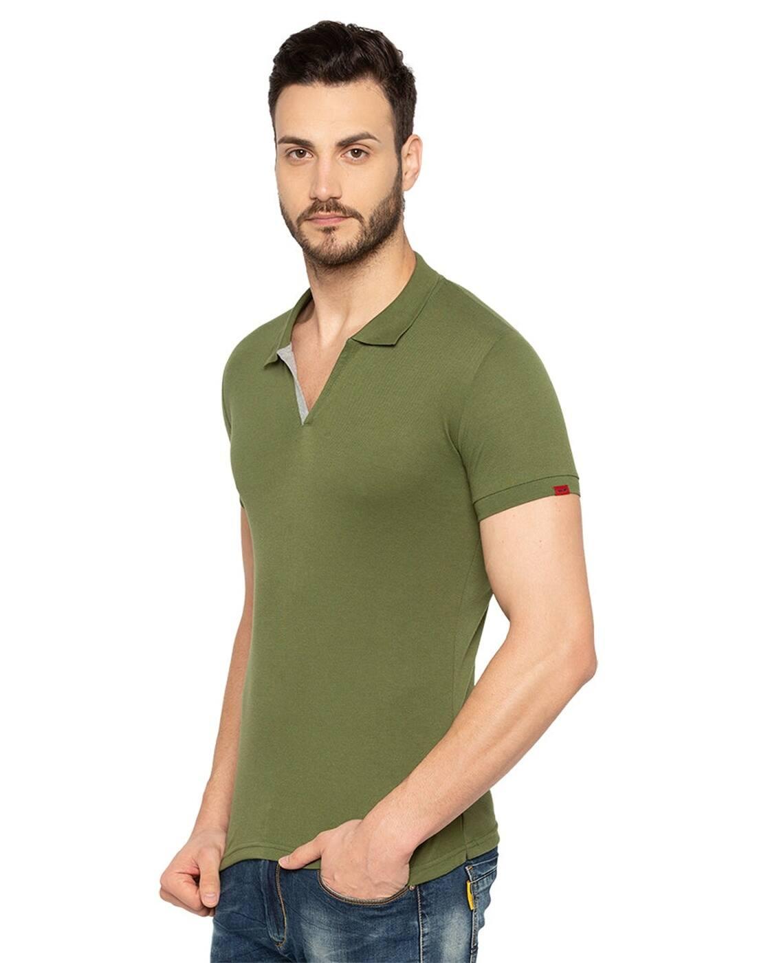 Men Slim Fit Polo T-Shirt