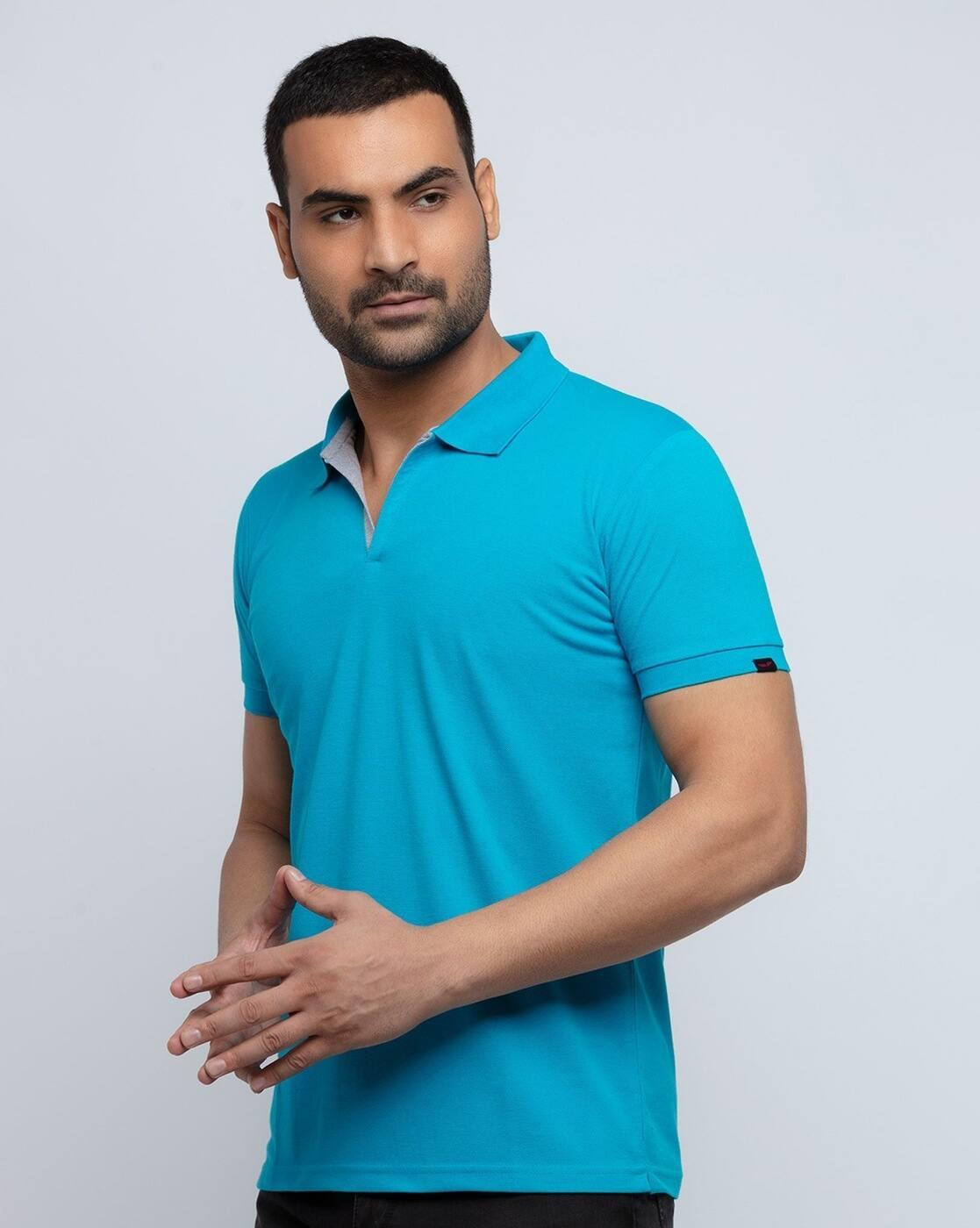 Men Slim Fit Polo T-Shirt