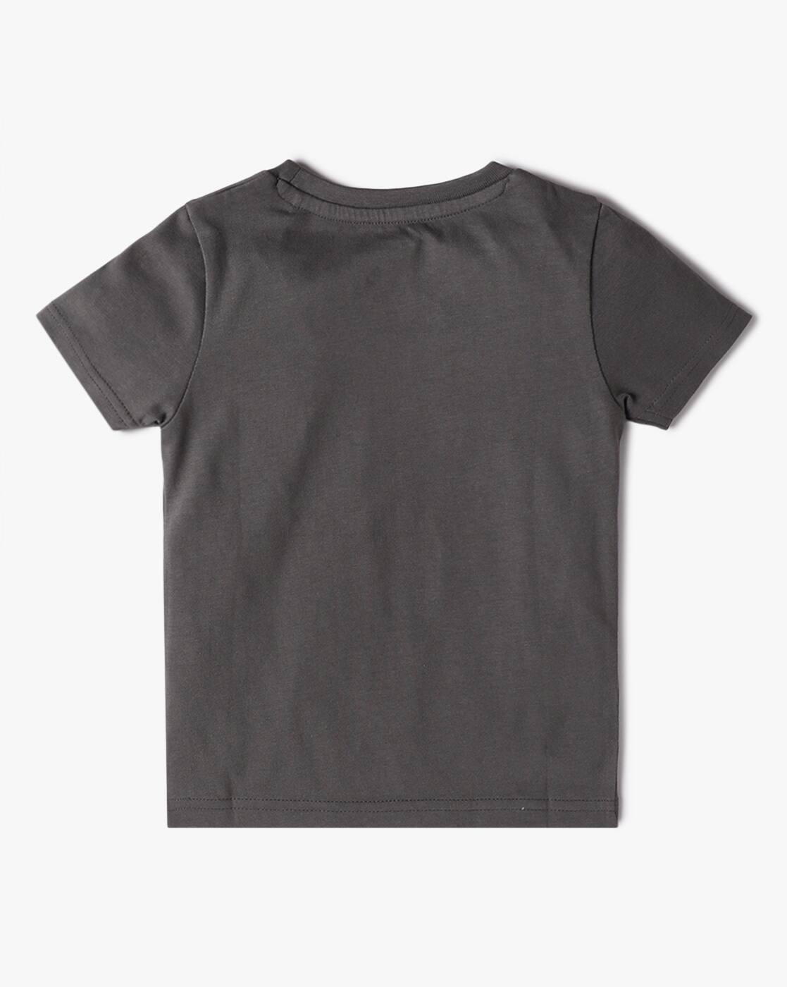 Boys Graphic Print Regular Fit Crew-Neck T-Shirt