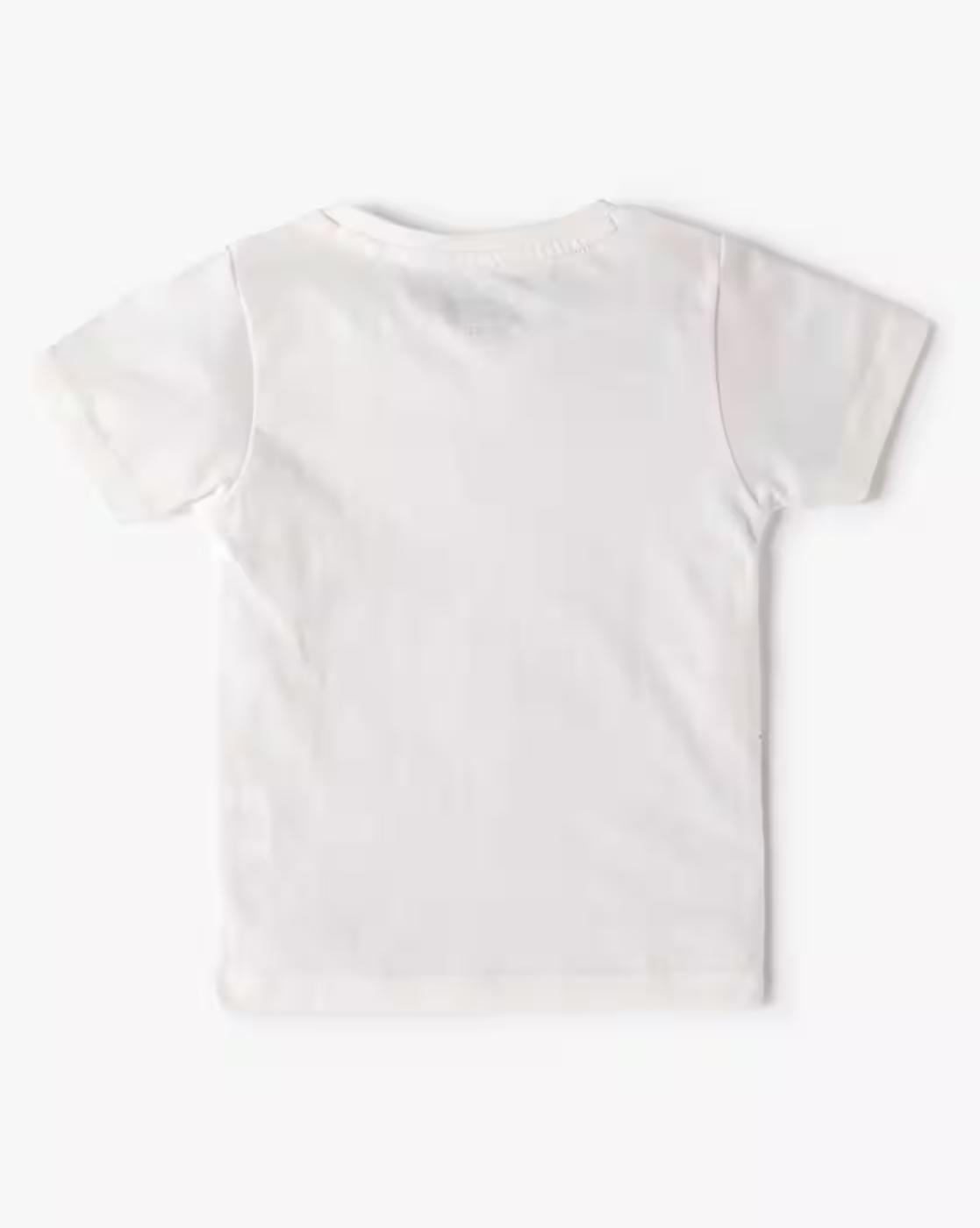 Boys Graphic Print Regular Fit Round-Neck T-Shirt