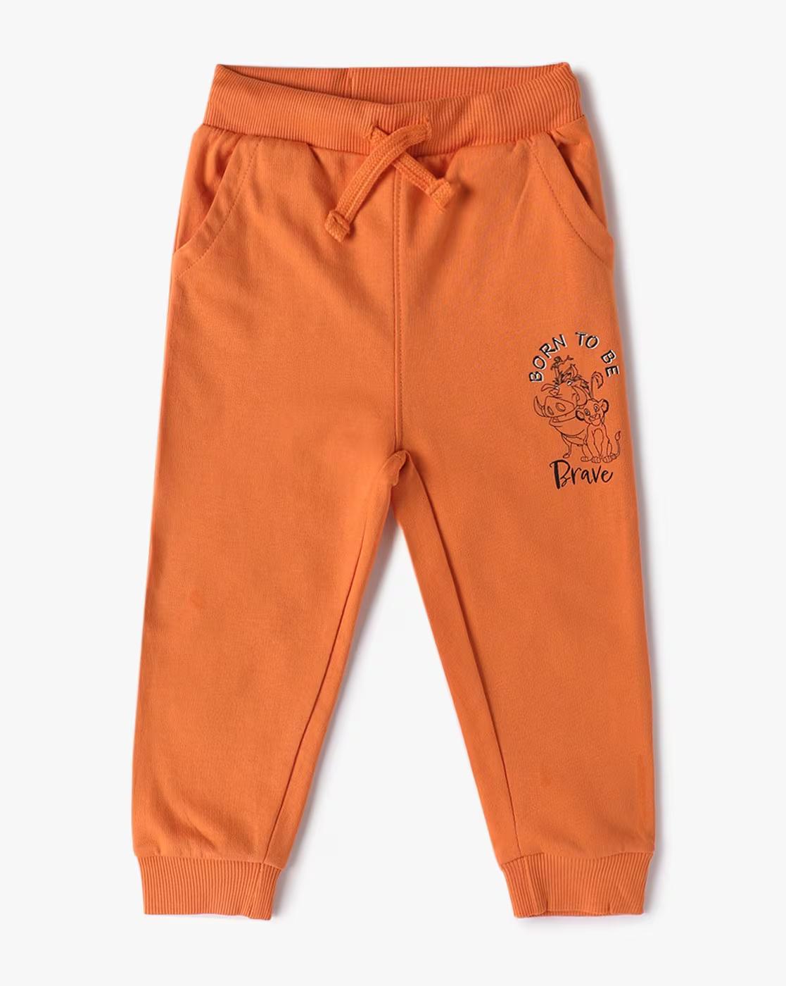 SS25 LION KING JOGGER, ORANGE, 12-18M