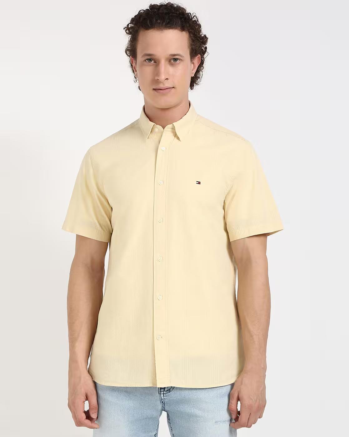 Men Stripes Regular Fit Shirt