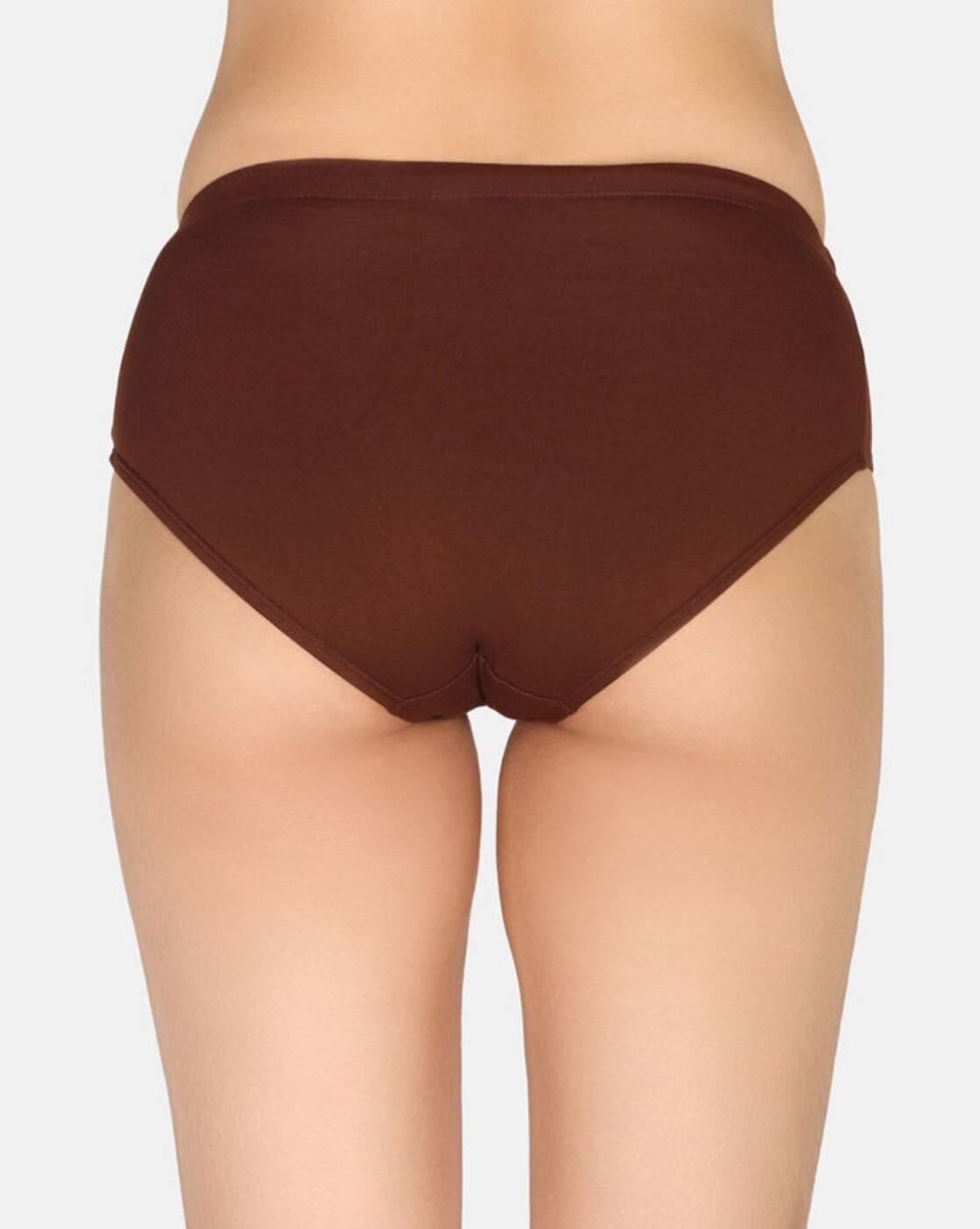 Full Coverage Medium Rise Hipster Panties