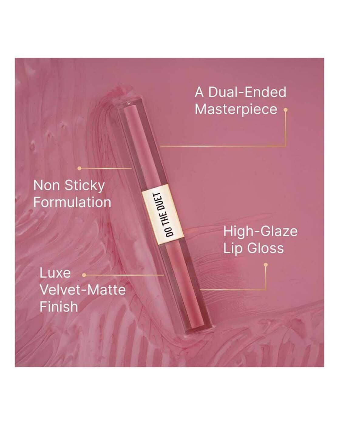 Select Do The Duet Matte Liquid Lipstick + Tinted Gloss - Dusty Pink
