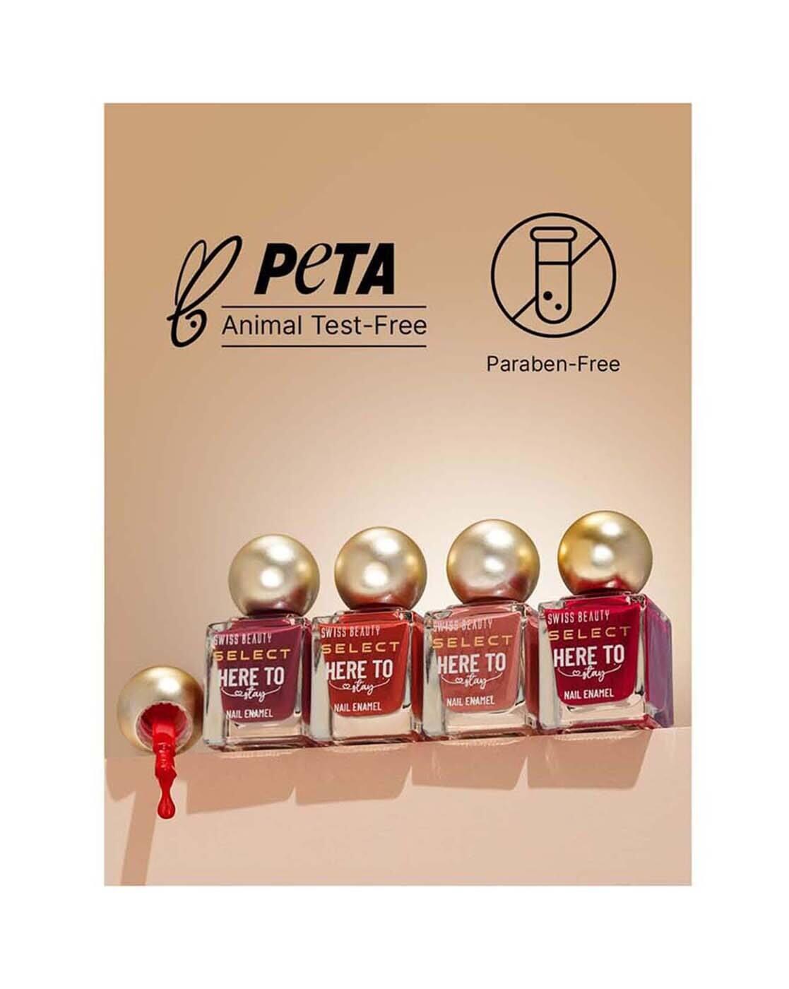 Select Here To Stay Nail Enamel - Metallic Silver