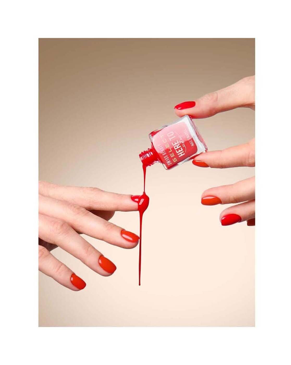 Select Here To Stay Nail Enamel - Metallic Silver
