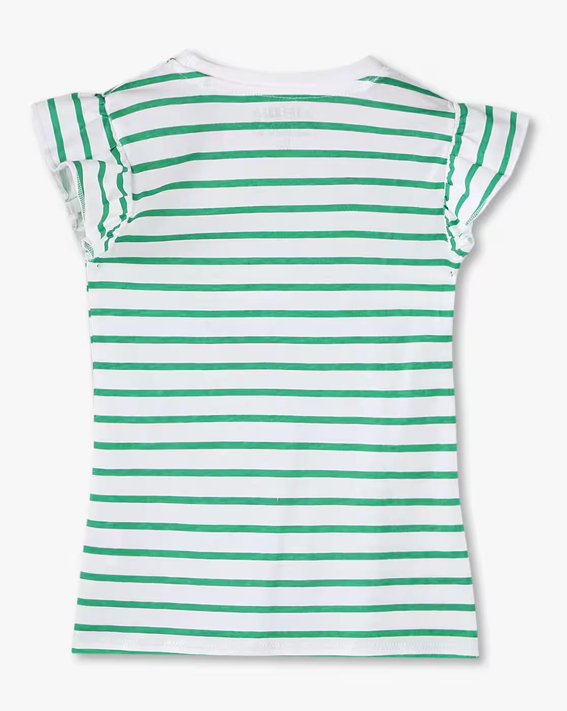 MORE PLANET FLUTTER SLEEVE, GREEN, 2-3Y