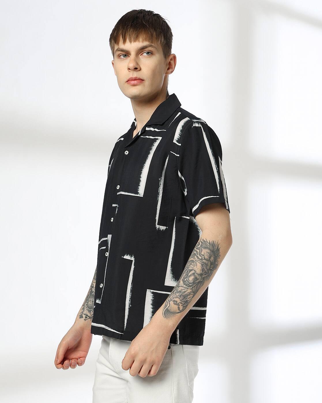 Men Tie & Dye Resort Fit Shirt