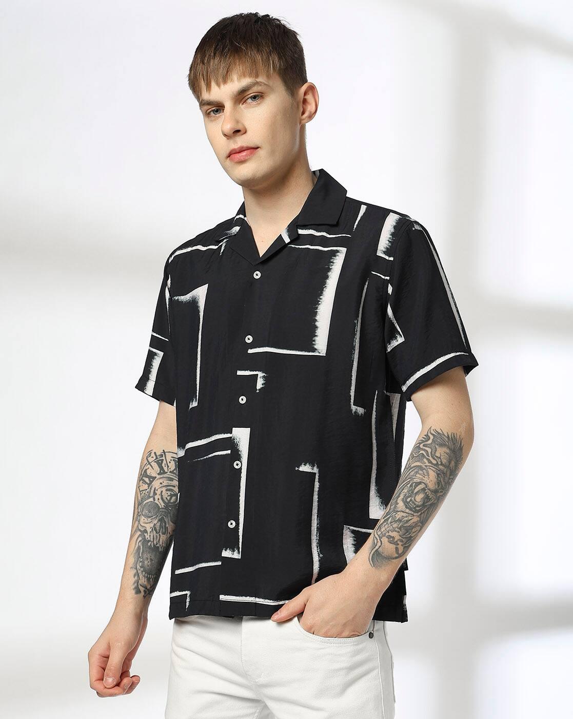 Men Tie & Dye Resort Fit Shirt