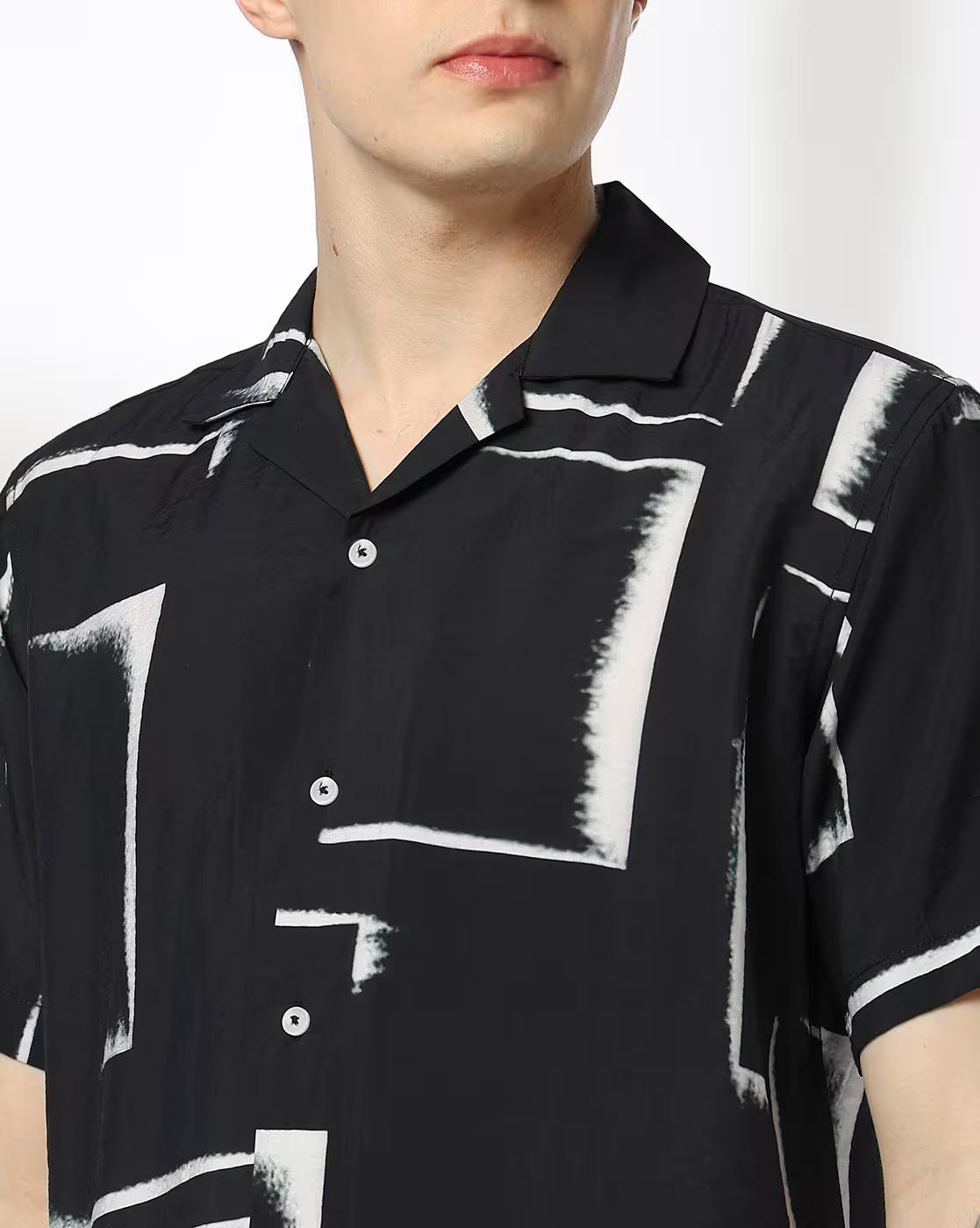 Men Tie & Dye Resort Fit Shirt