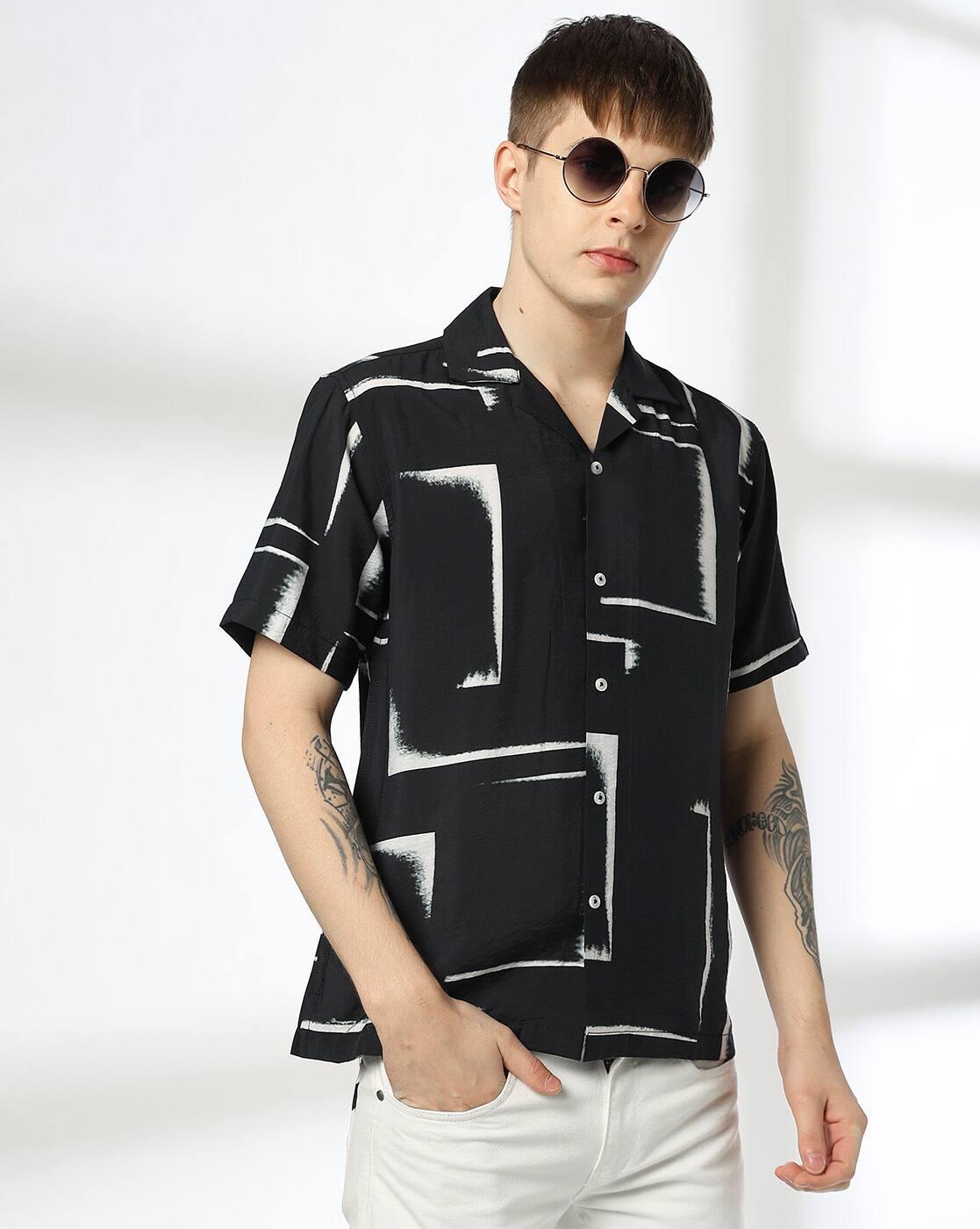 Men Tie & Dye Resort Fit Shirt