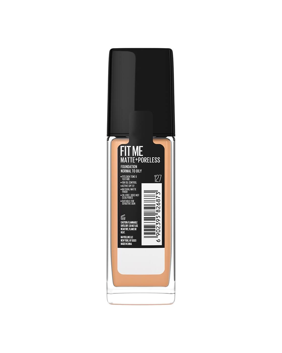 Fit Me Matte + Poreless Liquid Foundation SPF 22 - 127 Golden Honey