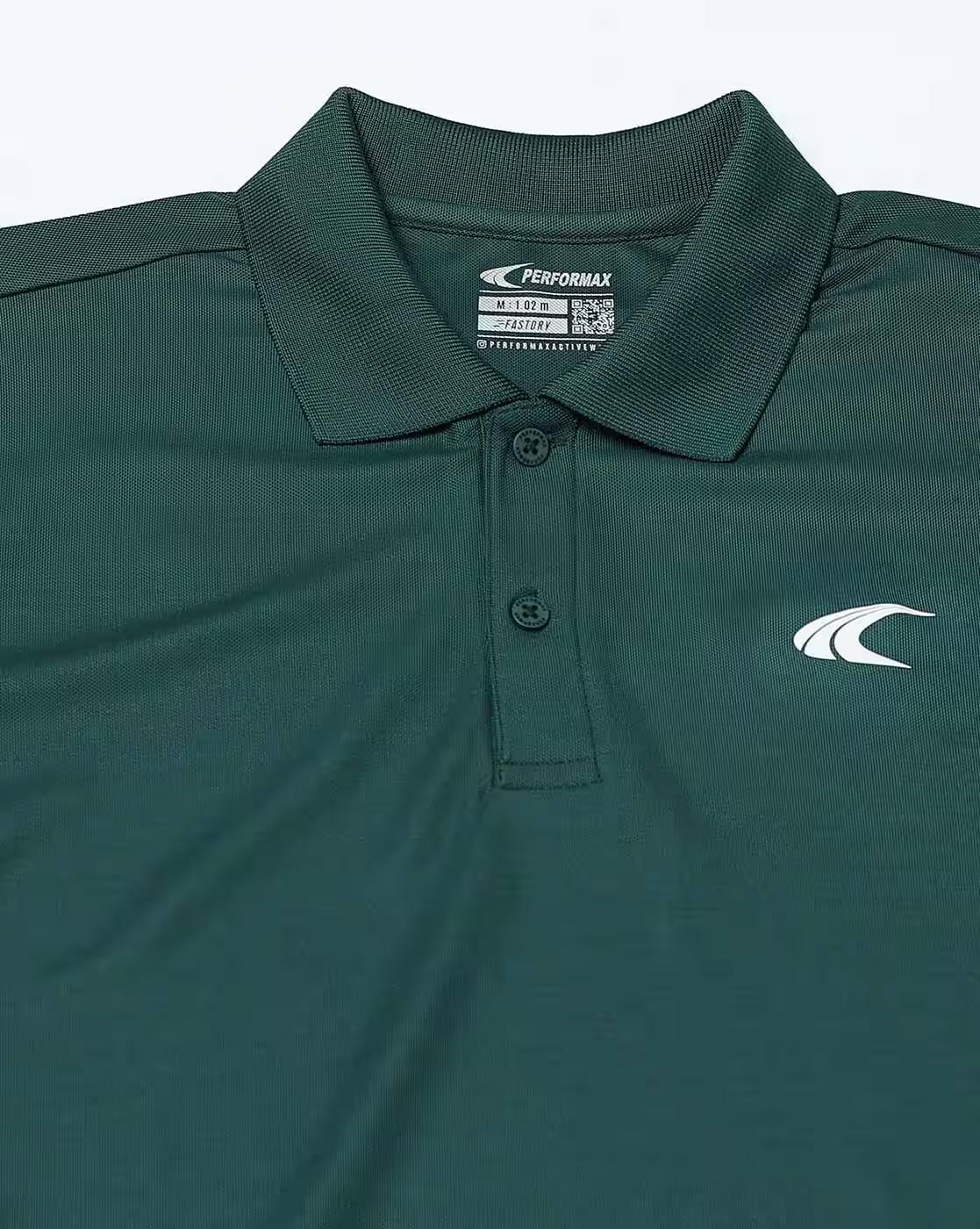 Men Regular Fit Active Polo T-Shirt