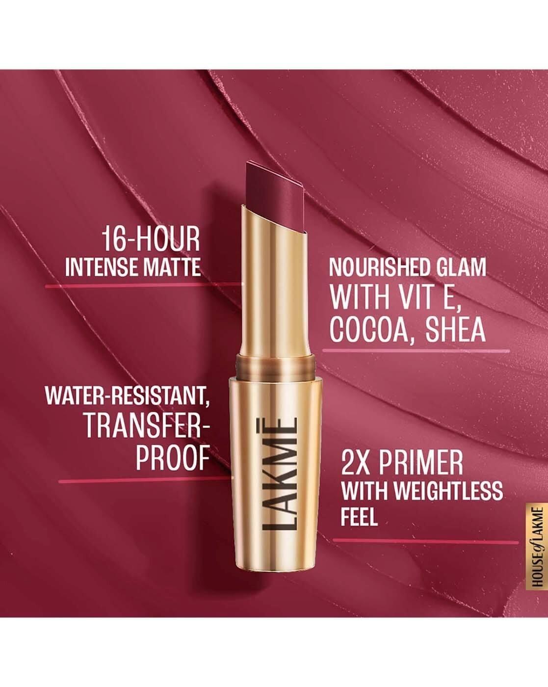 9 to 5 Powerplay Priming Matte Lipstick Lasts 16hrs - Maroon Mix