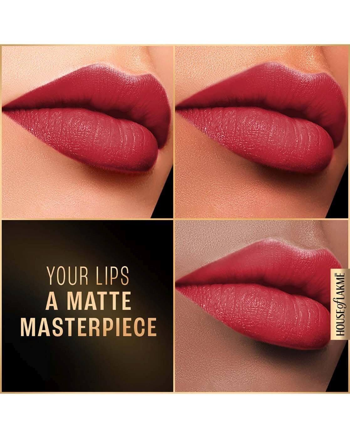 Forever Matte Liquid Lip 16hr Lipstick Lightweight & Transferproof - Red Sangria